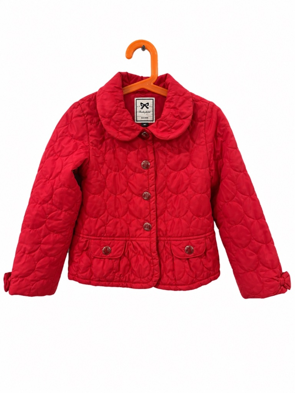 Gymboree Girls Red Quilted Jacket Coat – Size 4T